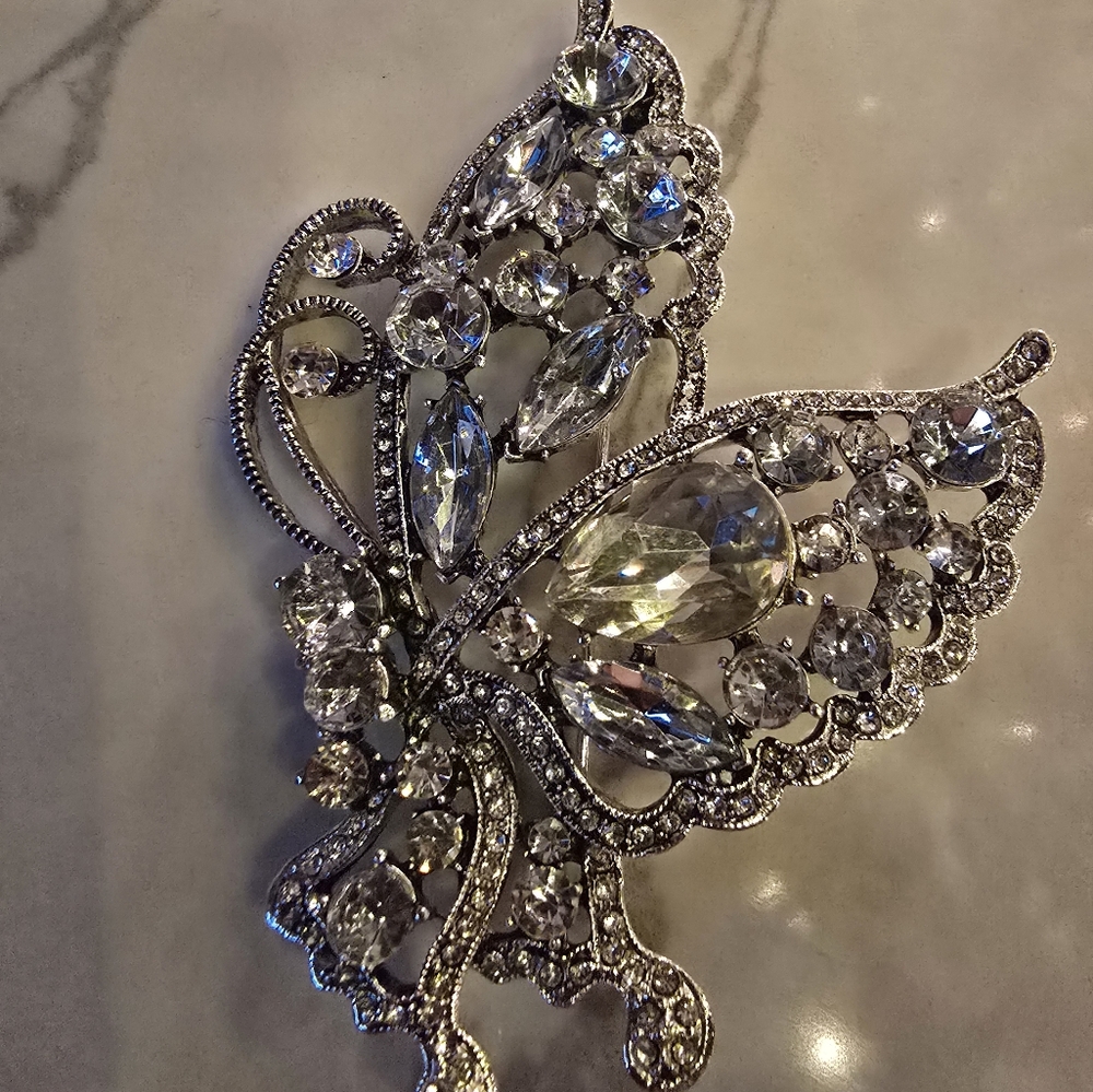 Vintage butterfly brooch pin